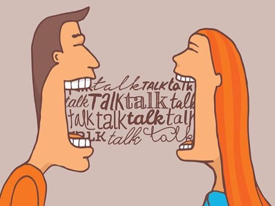 Cartoon Talk Talk Talk