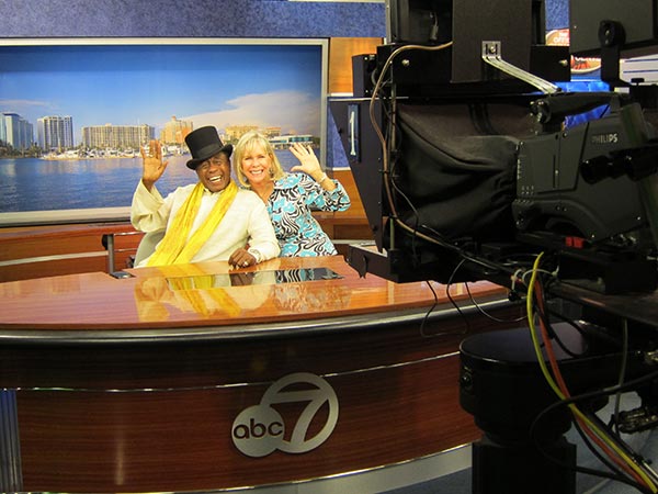 Linda Larsen with Ben Vereen